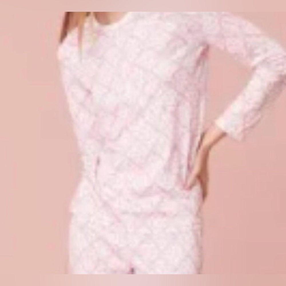 LoveShackFancy x Roller Rabbit Baby Bow‎ Pajama Top XS Pink Sleep REPLACEMENT✅